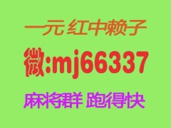 广东一元一分红中麻将群